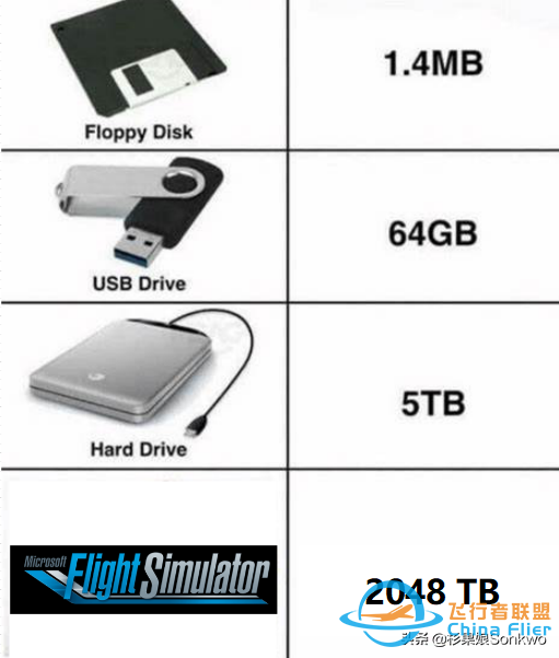 模擬飛行2020：2000TB的游戲容量，玩不了，來打我呀！-8835