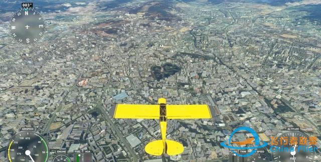 《微軟模擬飛行：2020》萬米高空，一覽無余，腳下就是你家-7698