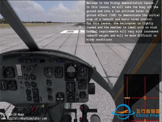 最真實(shí)的游戲 DCSWorld UH-1H休伊直升機(jī) 訓(xùn)練 接載示范 中文注釋-4865