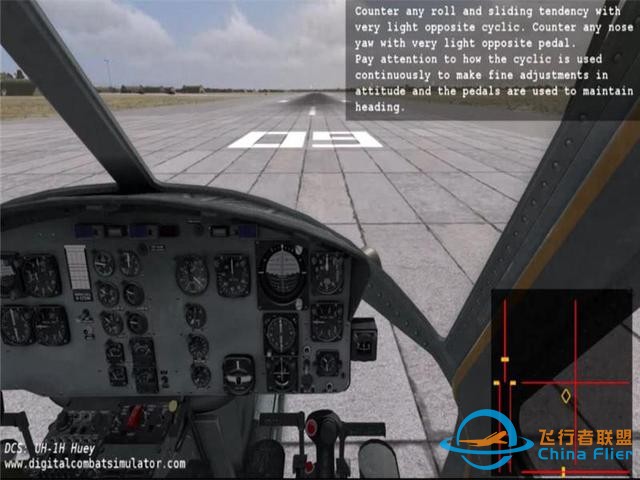 最真實(shí)的游戲 DCSWorld UH-1H休伊直升機(jī) 訓(xùn)練 接載示范 中文注釋-2169