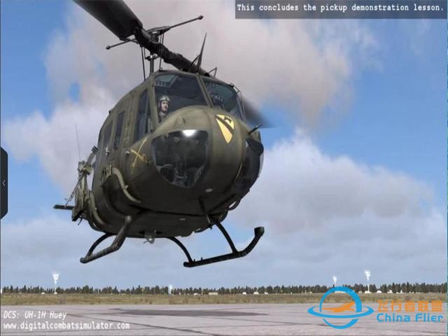 最真實(shí)的游戲 DCSWorld UH-1H休伊直升機(jī) 訓(xùn)練 接載示范 中文注釋-5114