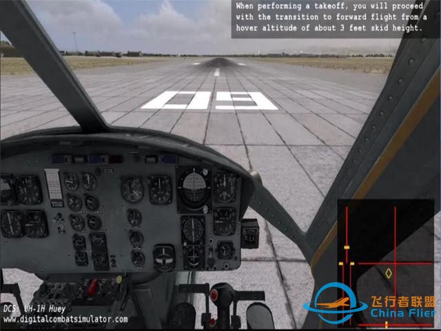 最真實(shí)的游戲 DCSWorld UH-1H休伊直升機(jī) 訓(xùn)練 接載示范 中文注釋-1245