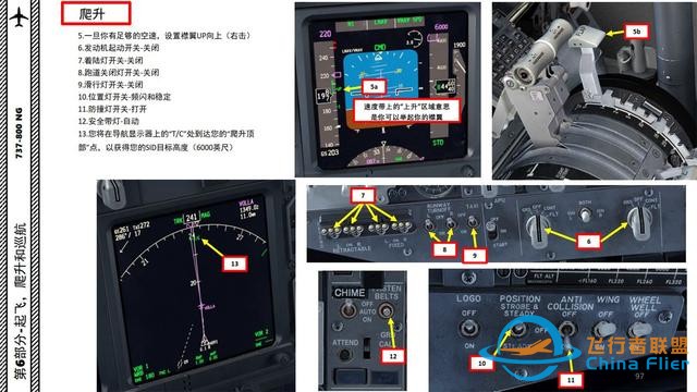 FSX 中文指南 波音737 6.2爬升也是有協議的-4735