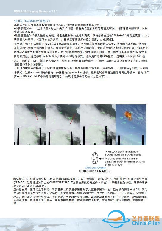 模擬飛行 BMS F-16 中文訓練手冊 19.2機炮-2786 模擬飛行 BMS F-16 中文訓練手冊 19.2機炮-2786