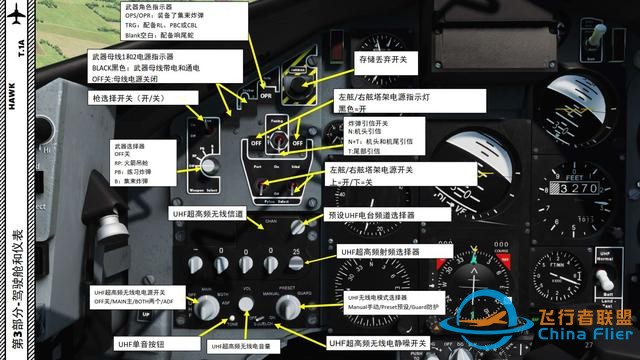 模擬飛行 DCS Hawk鷹 中文指南 3.5武器面板-2826