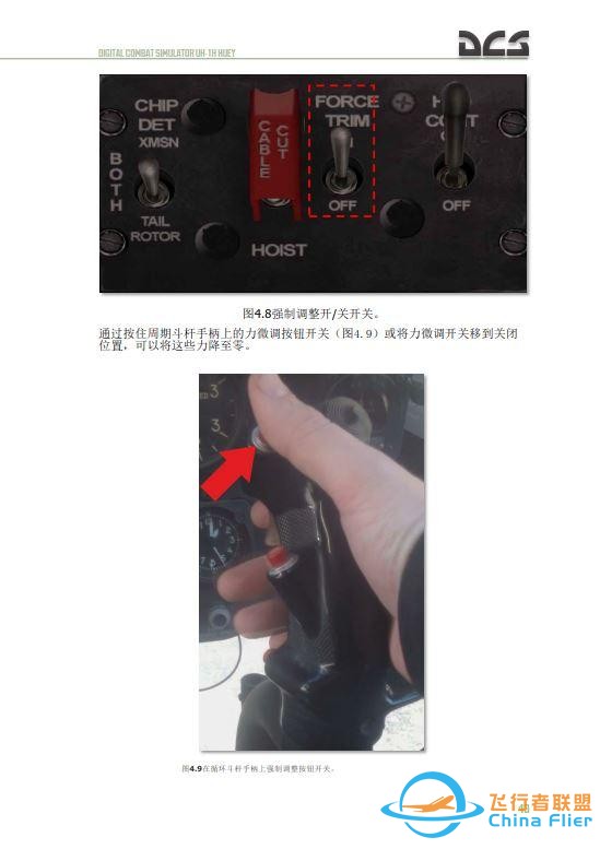 DCS UH 1H Huey休伊直升機 中文飛行手冊 3.6駕駛艙-9441