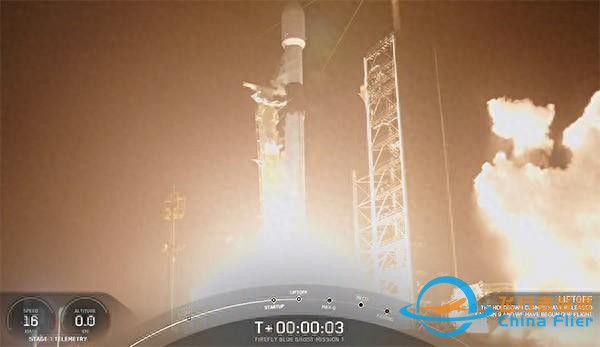 SpaceX“獵鷹9”火箭發射，同時將美日兩臺商業月球著陸器送入太空-363