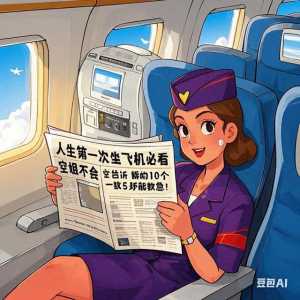 《人生第一次坐飛機必看！空姐不會告訴你的10個“潛規則”》